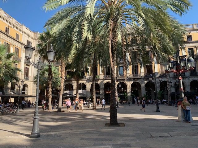 A photograph accompanying this guide to Barcelona