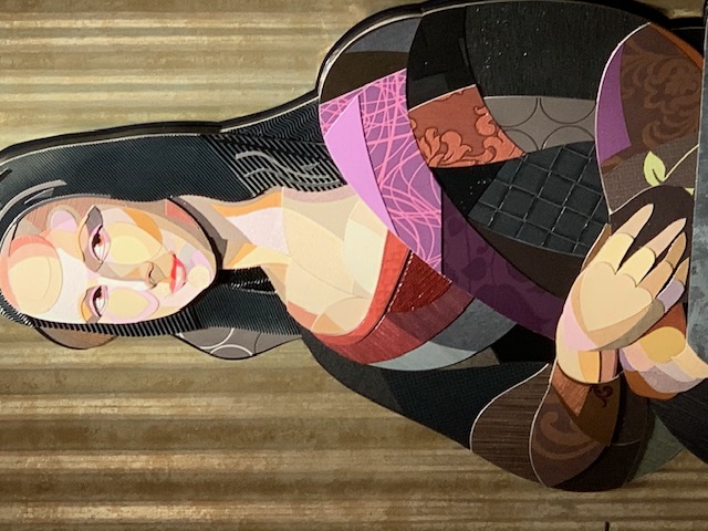 A modern Mona Lisa in Paris