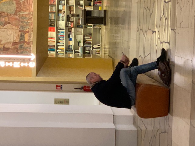 Ronald takes a break