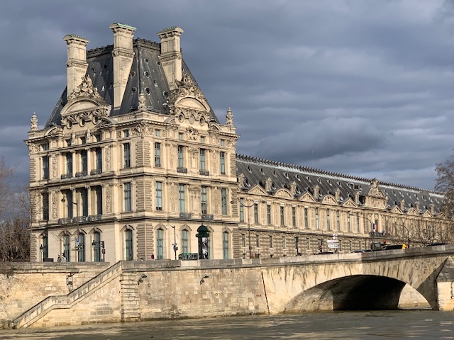 The Louvre, seen from the Seine