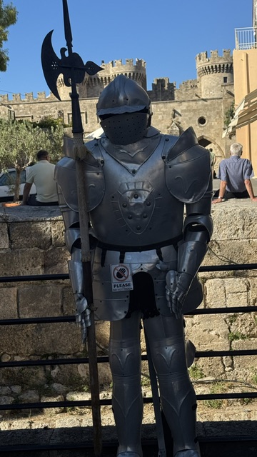 A photograph accompanying this guide to Rhodes