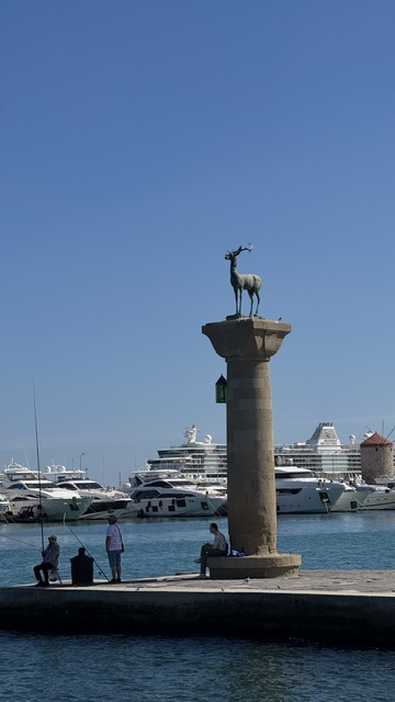 A photograph accompanying this guide to Rhodes