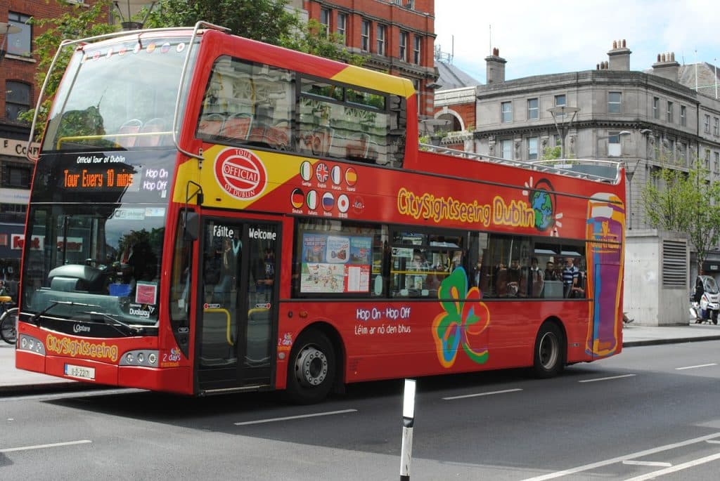 Overtourism hop on hop off bus